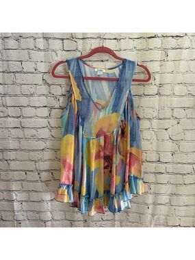 Ladies Cocobleu sleeveless blouse Size L